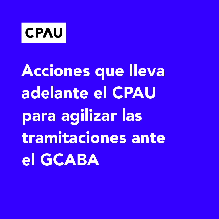 Cpau CPAU | Consejo Profesional de Arquitectura y Urbanismo
