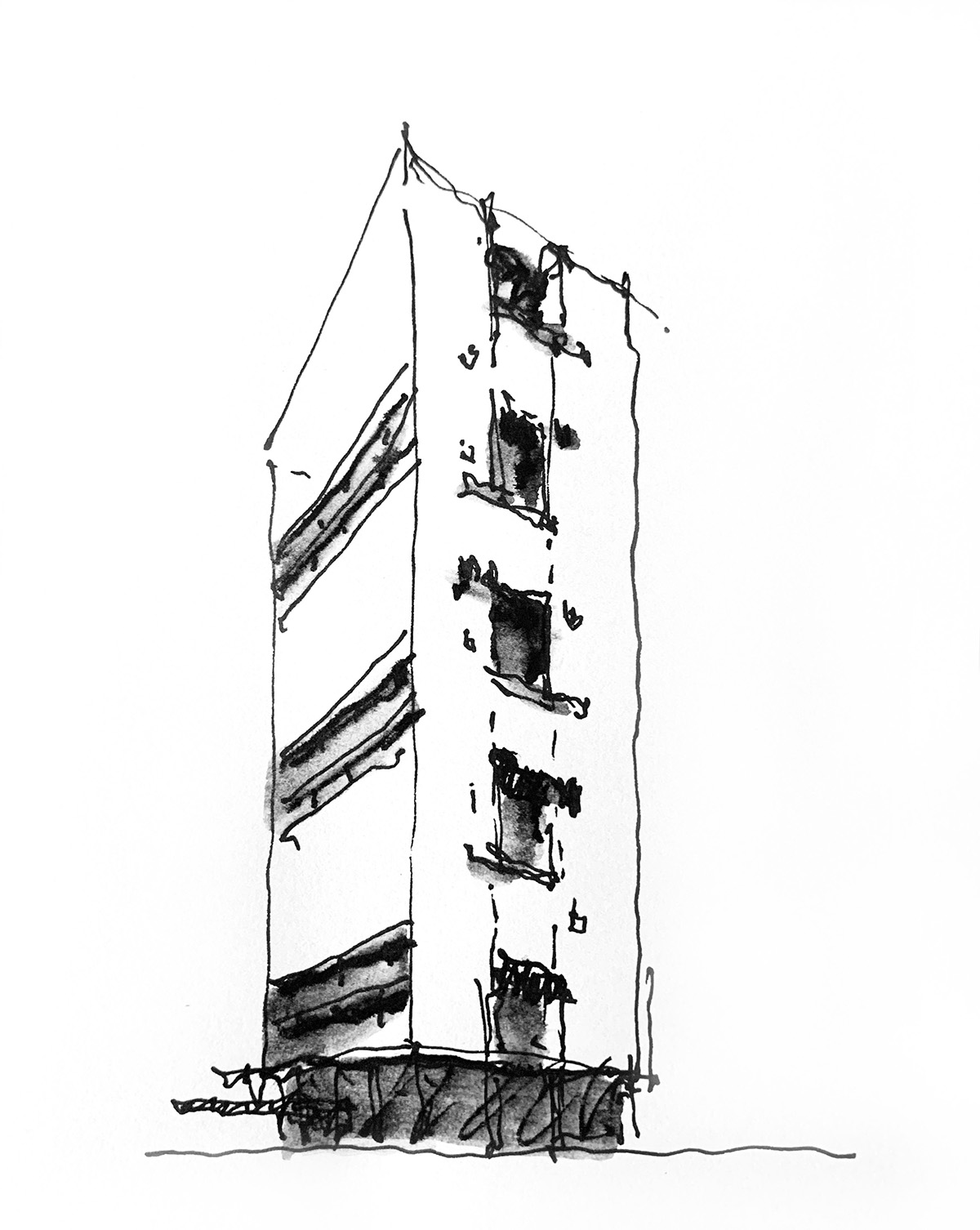Torre de J. B. Bakema y J. H. Van den Broek Bartningallee 7